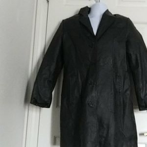 All leather..womens medium. Black coat